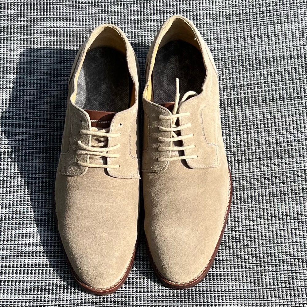 Johnson & Murphy Suede Leather Men's Oxfords Shoes Size 11.5 Great Condition